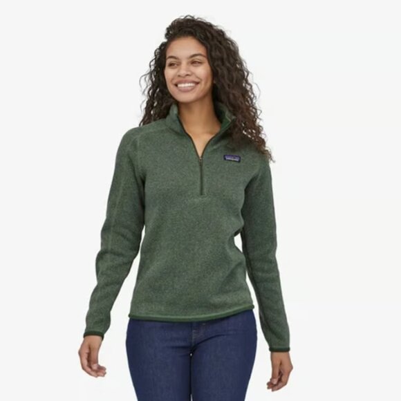 Patagonia Tops - Patagonia Women's Better Sweater 1/4-Zip Fleece - Hemlock Green